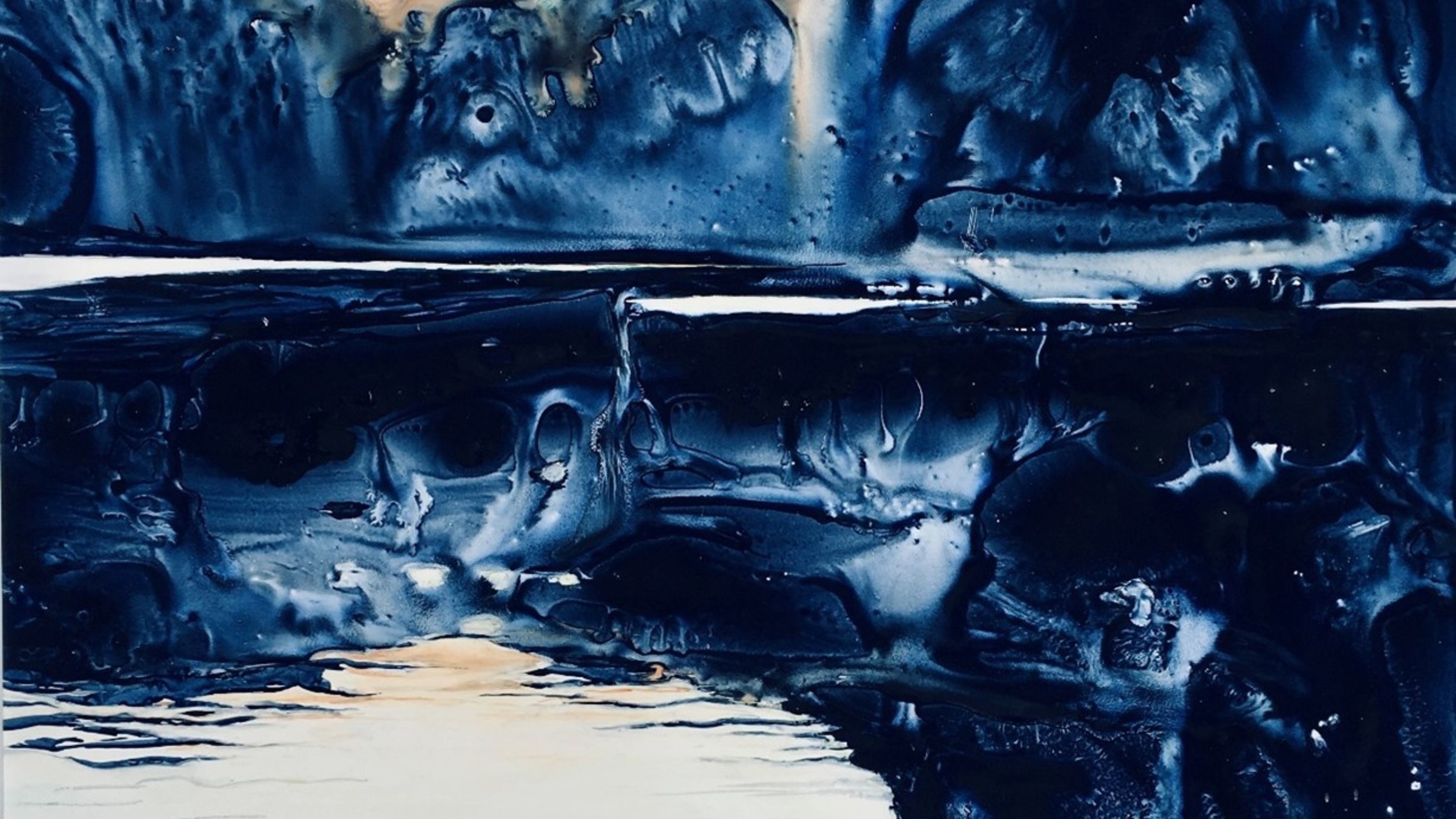 Georganne Zaro Eddy, watercolor, TWILIGHT AT LAFAYETTE RESERVOIR Togethershineartist